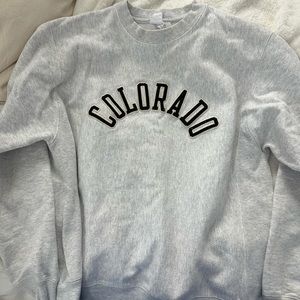 University of Colorado Boulder Buffaloes Crewneck Sweatshirt vintage retro
